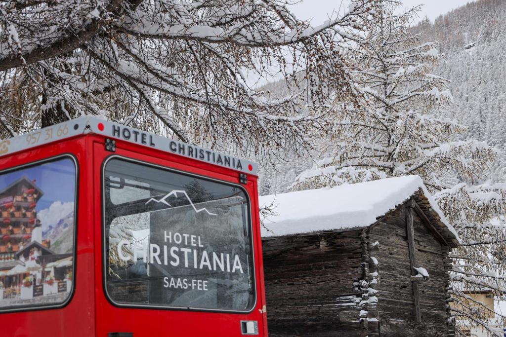 Hotel Christiania Saas-Fee v zimě