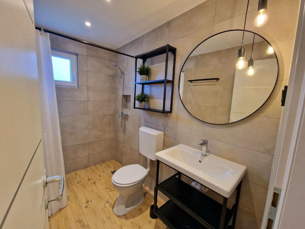 Kúpeľňa v ubytovaní Apartment Tome-3 by Interhome