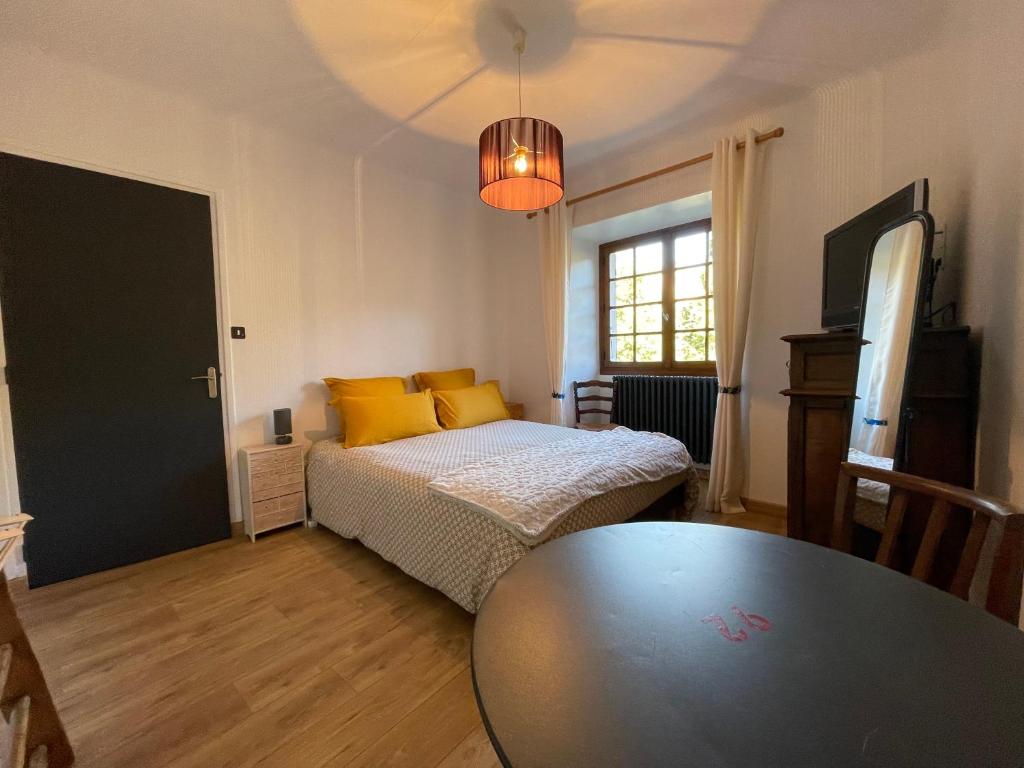 Postel nebo postele na pokoji v ubytování Château du Vigny - Maison d'hôtes