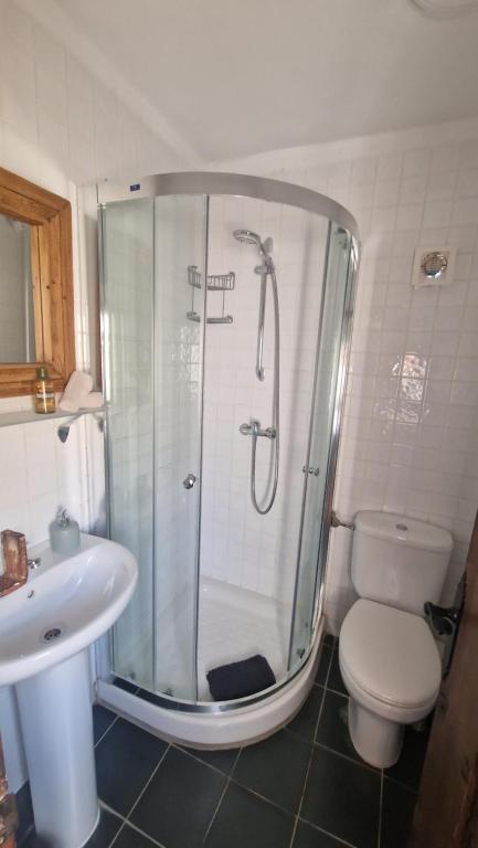 Koupelna v ubytování Casa Mula