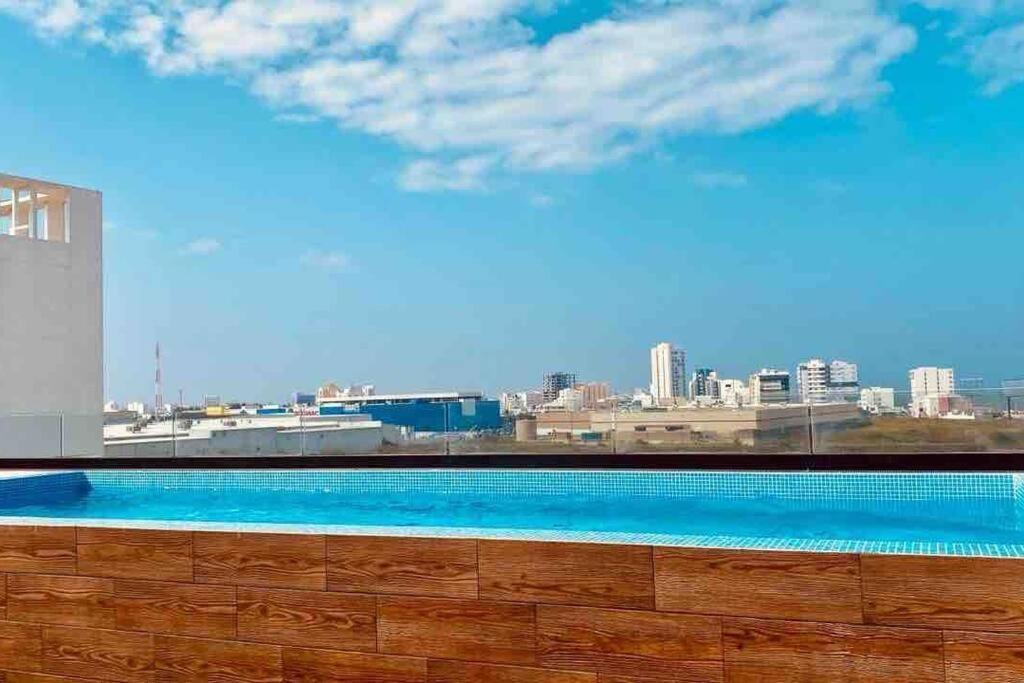 Bazén v ubytování Dpto C-alberca Playa La Bamba - Facturamos nebo v jeho okolí