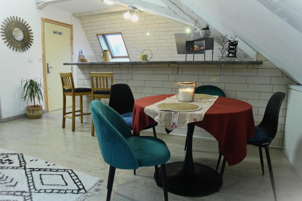 Posezení v ubytování DUPLEX SPACIEUX TOUT CONFORT