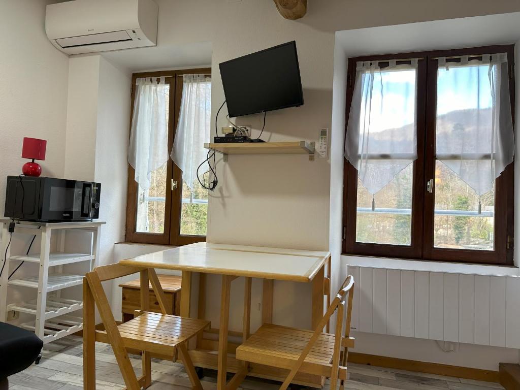 TV o dispositivi per l'intrattenimento presso Gîte de l'Eau Vive