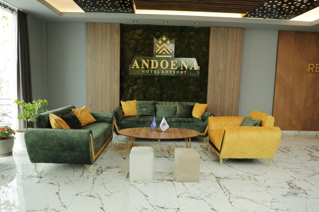 Posezení v ubytování Andoena Resort