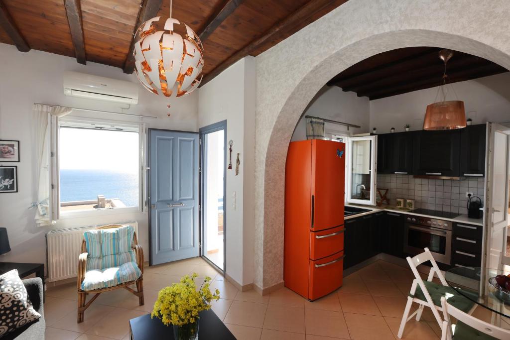 Kuchyň nebo kuchyňský kout v ubytování Ebatis Guesthouse