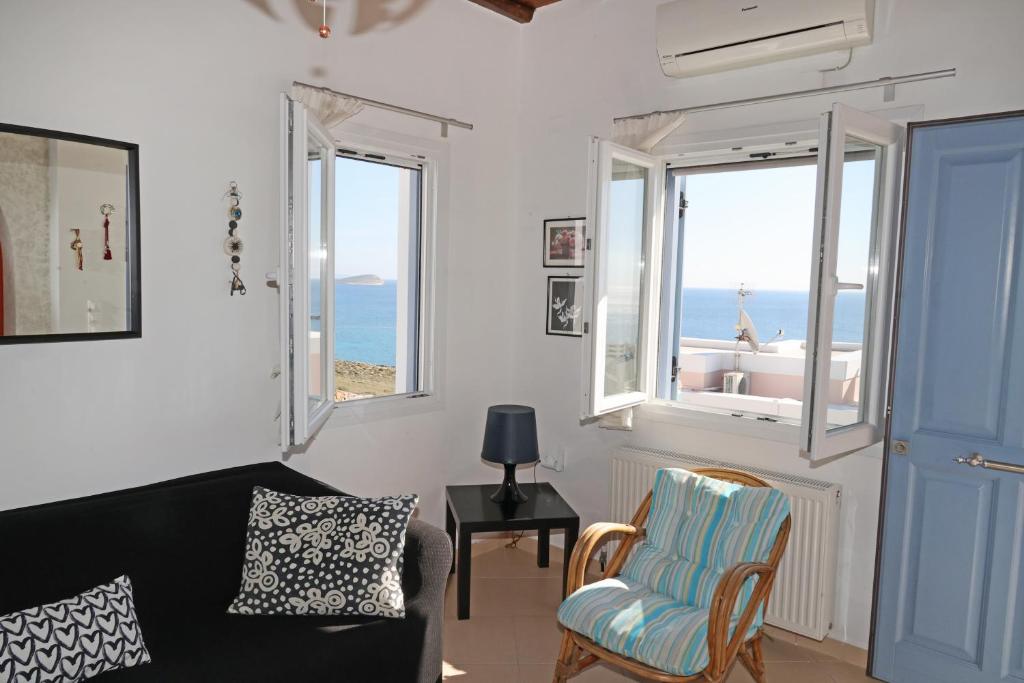 Nespecifikovaný výhled na moře nebo výhled na moře při pohledu z apartmánu
