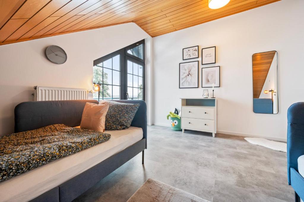Posezení v ubytování Wohnung Weitblick