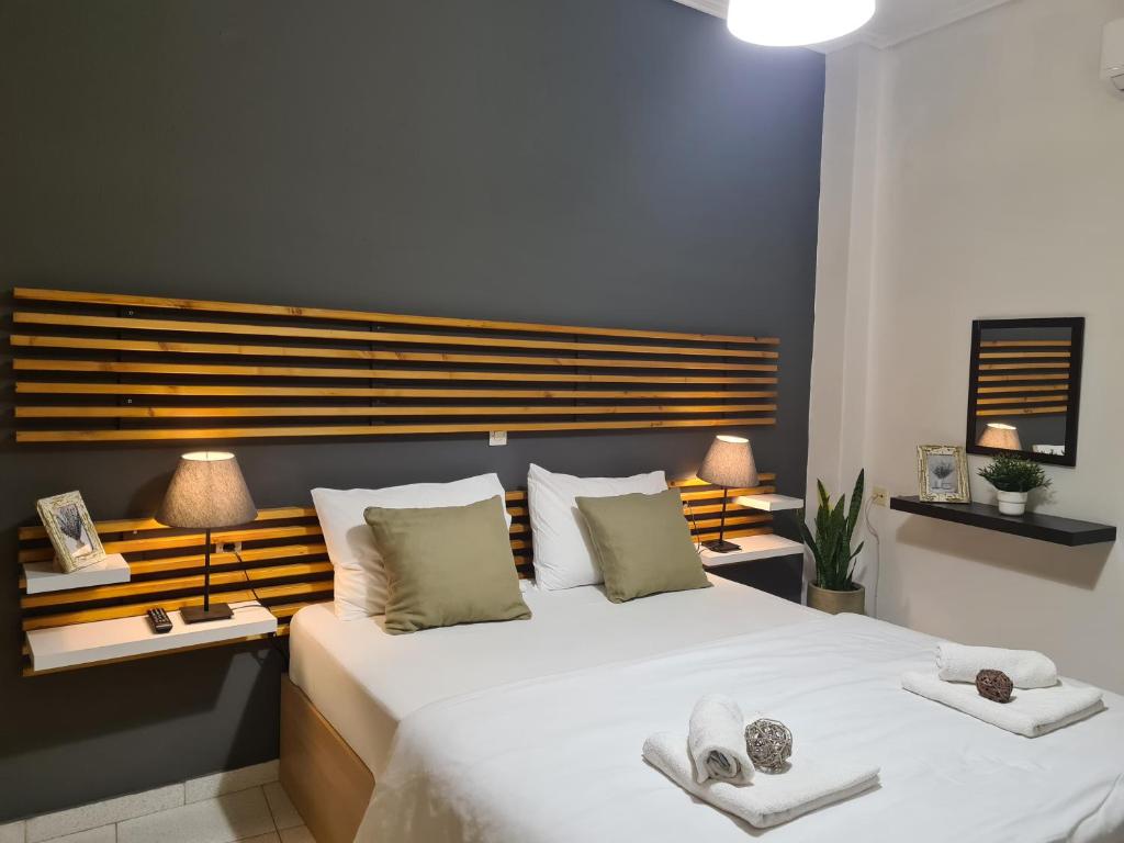 Ένα ή περισσότερα κρεβάτια σε δωμάτιο στο Apartment in the heart of the city 3