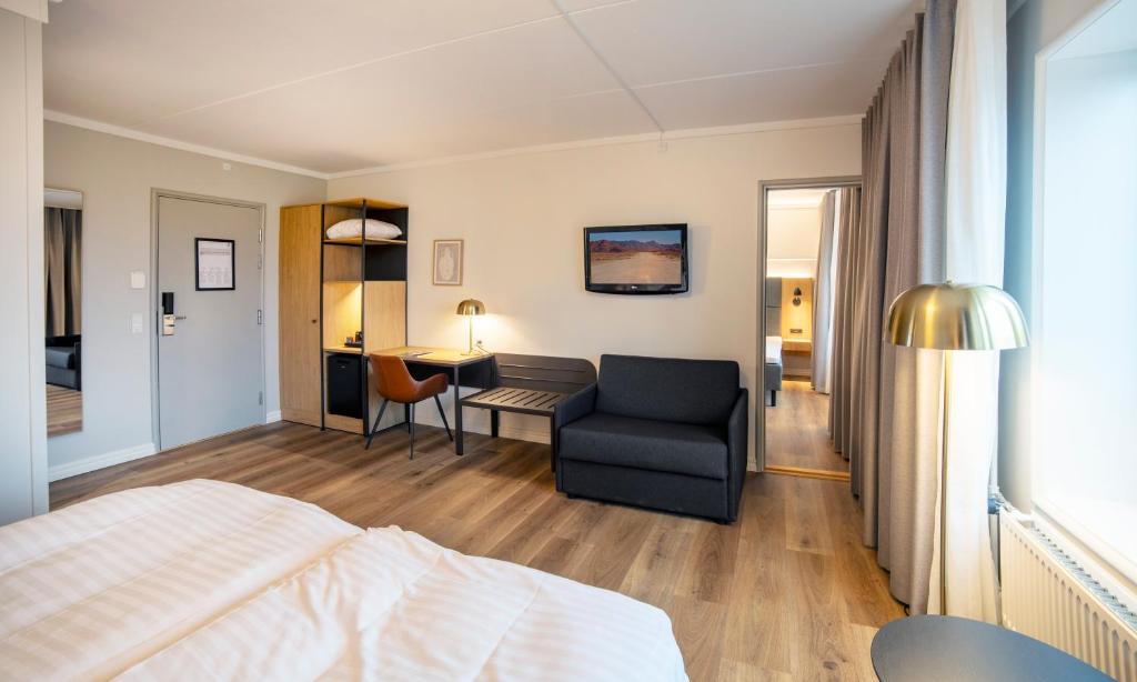 Postel nebo postele na pokoji v ubytování Go Hotel Herlev
