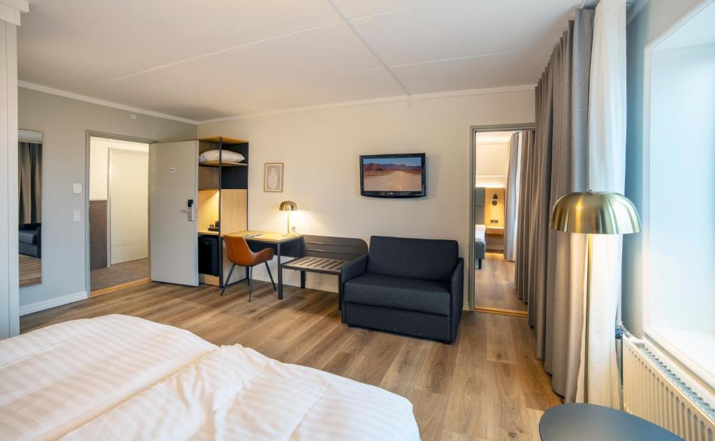 Postel nebo postele na pokoji v ubytování Go Hotel Herlev