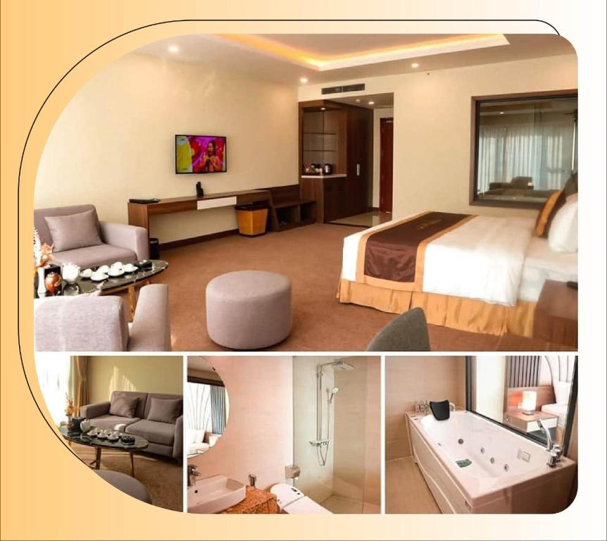 Khu vực ghế ngồi tại YEN BIEN LUXURY HOTEL