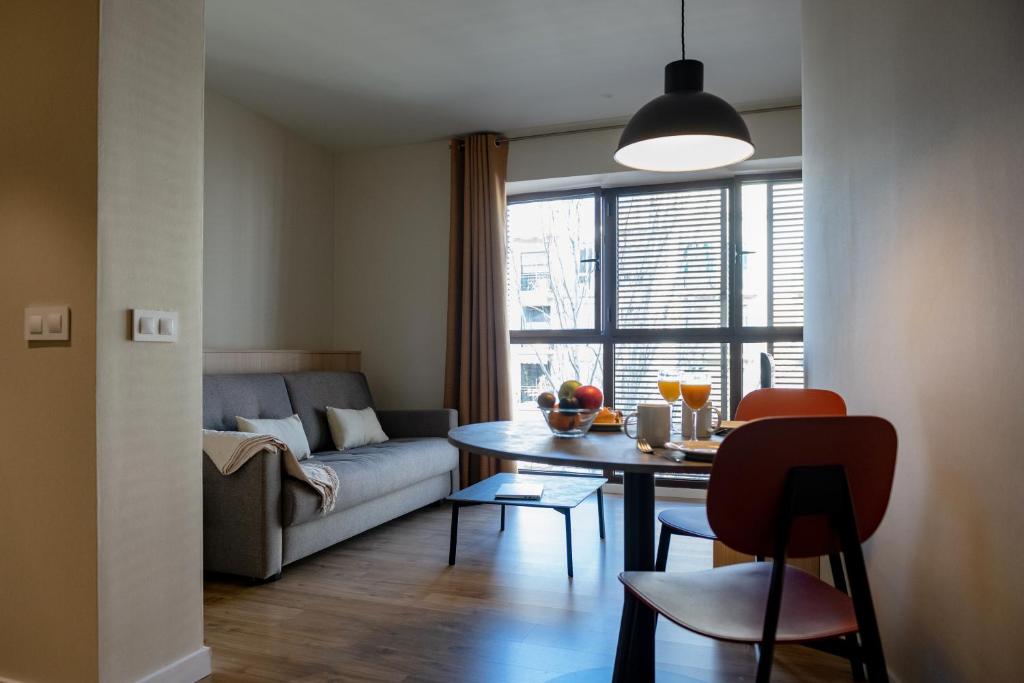 Posezení v ubytování MH Apartments Urban