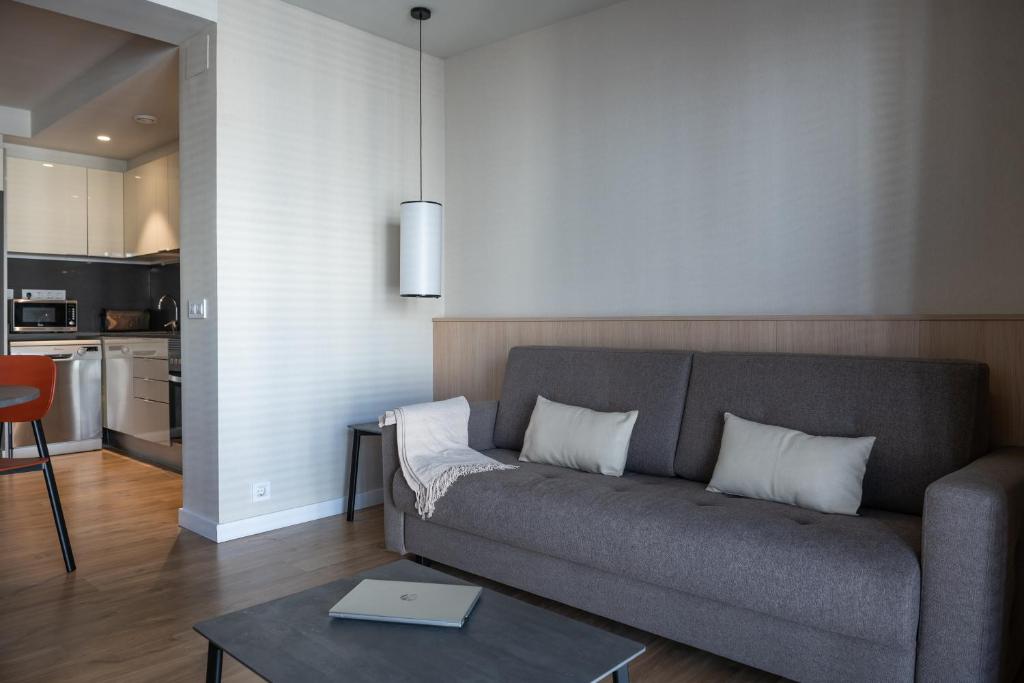 Kuchyň nebo kuchyňský kout v ubytování MH Apartments Urban