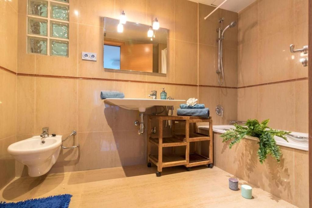 Koupelna v ubytování Respira Mediterraneo 100 Mandala apARTments