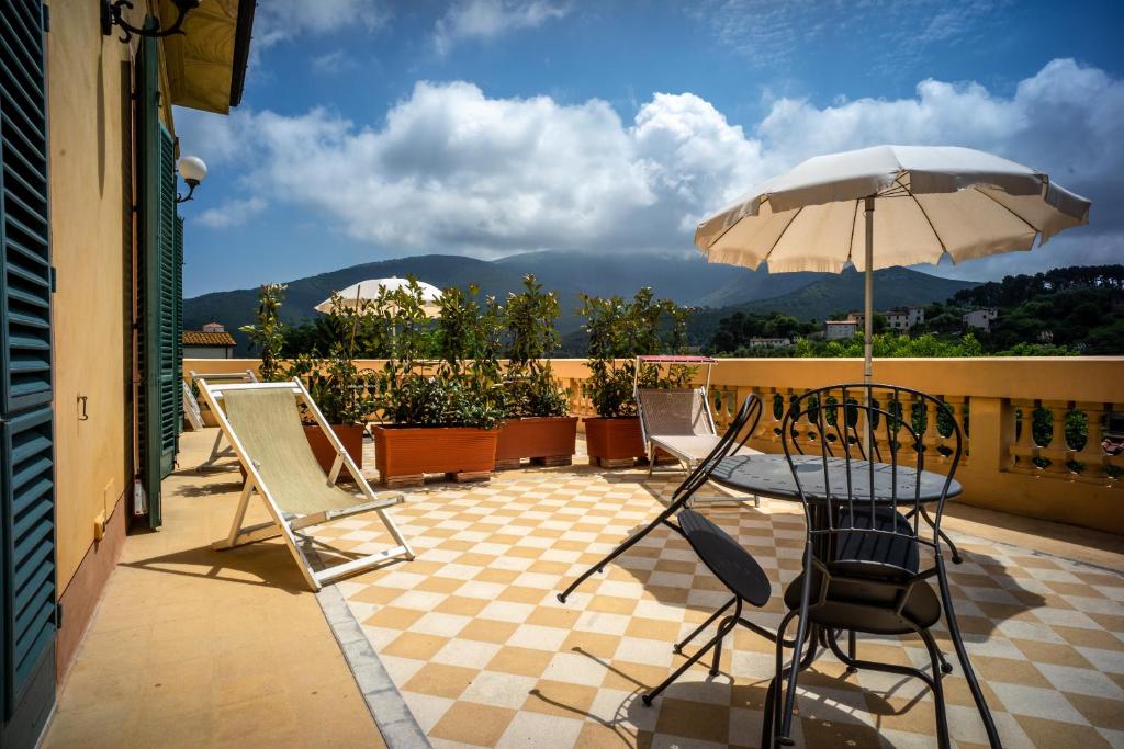 Nespecifikovaný výhled na hory nebo výhled na hory při pohledu z bed and breakfast