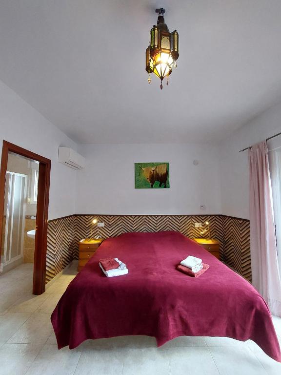 Postel nebo postele na pokoji v ubytování Finca Floretta