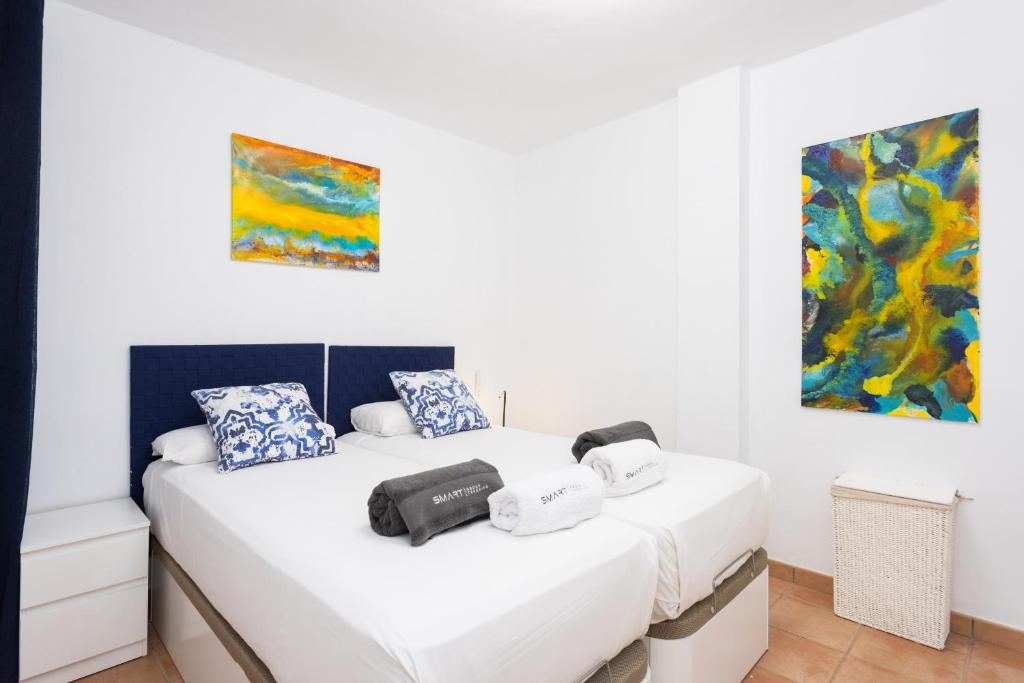 Postel nebo postele na pokoji v ubytování Casa Kos