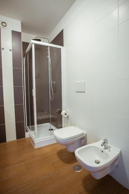 Koupelna v ubytování Tre cancelli rooms