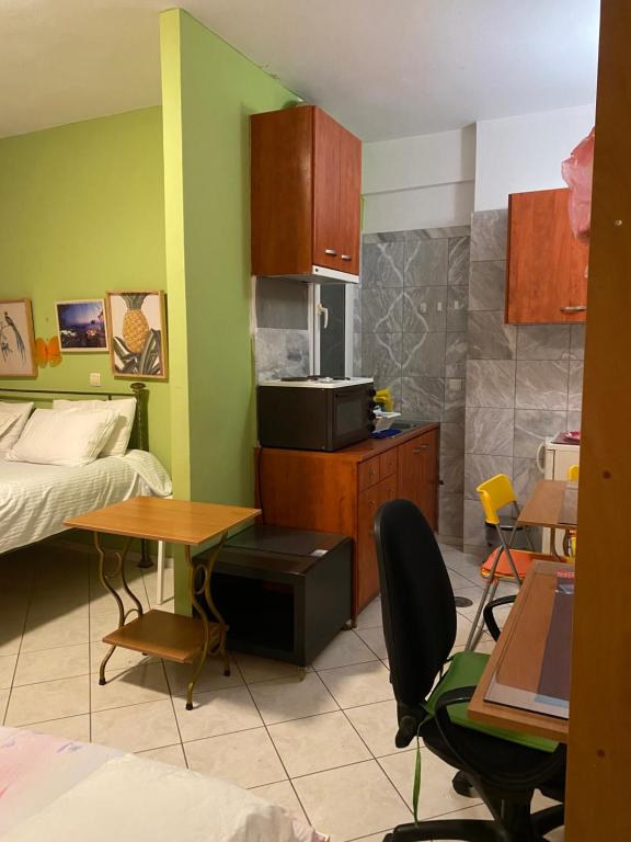 Η κουζίνα ή μικρή κουζίνα στο Maria's rooms CHANTZARA SPYROPOULOS Flats to Let-City Center