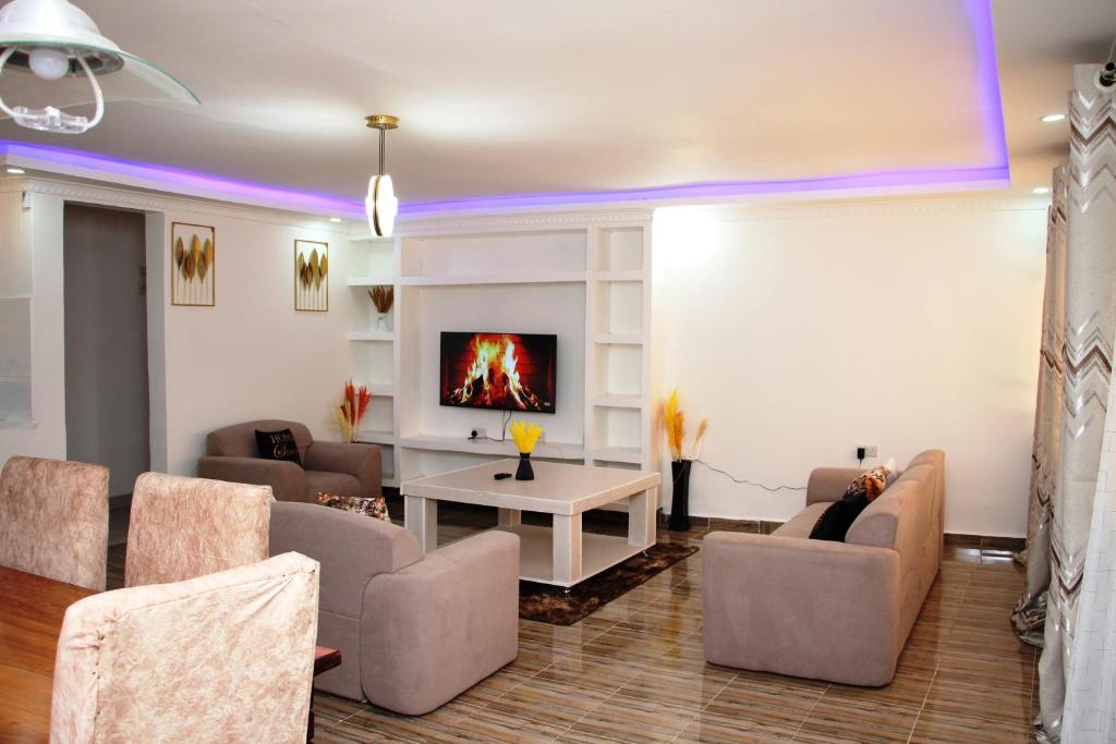 Posezení v ubytování TYGAJ HOME