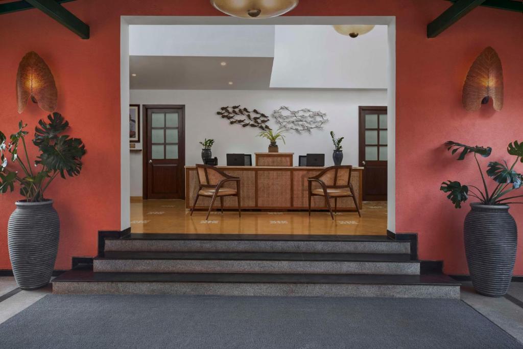Posezení v ubytování Mandrem Beach Resort, a member of Radisson Individuals Retreat