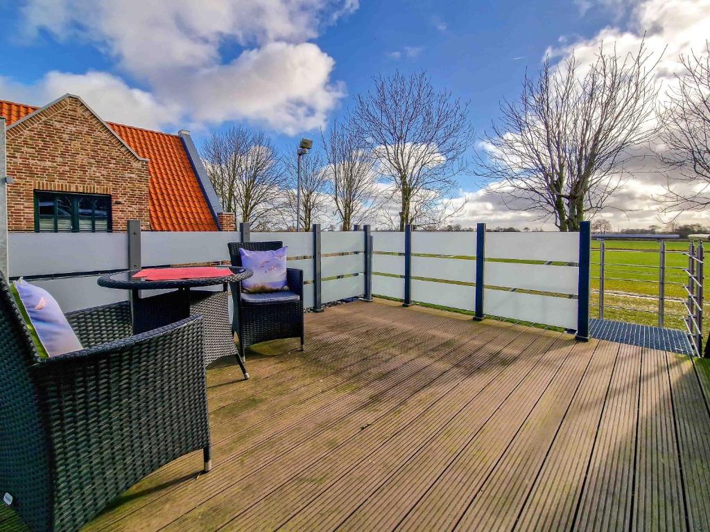 Balkón nebo terasa v ubytování Sonnendeck