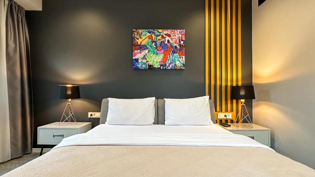 Postel nebo postele na pokoji v ubytování Silver 39 Corner Hotel