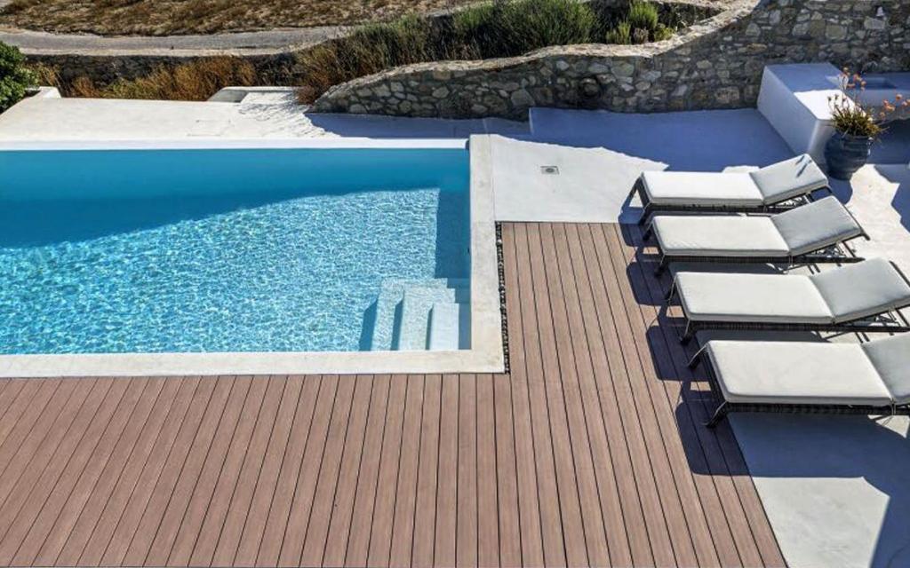 Extravagant Mykonos Villa - Villa Kaloway - 4 Bedrooms - Stunning Sea Views - Kalo Livadi 내부 또는 인근 수영장