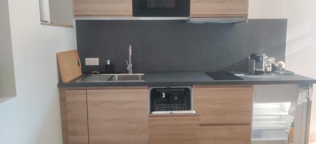 Cucina o angolo cottura di Charme et authenticité dans une ferme.