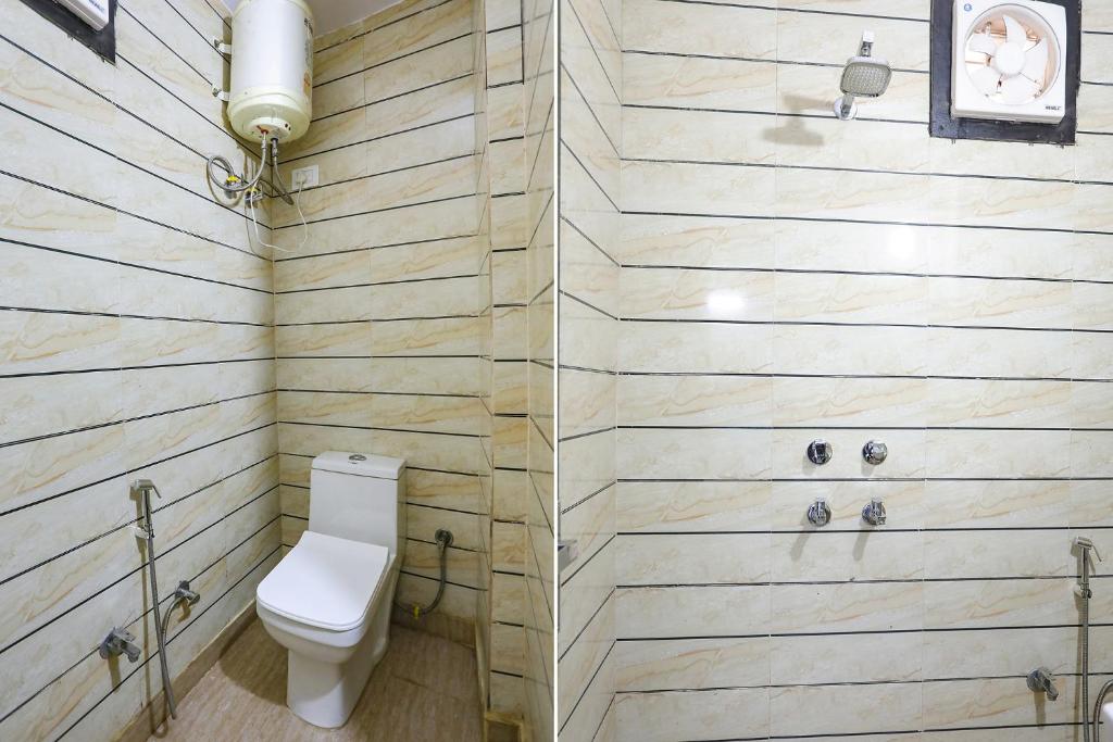 Koupelna v ubytování FabExpress ASP Royal Residency Inn- Janakpuri