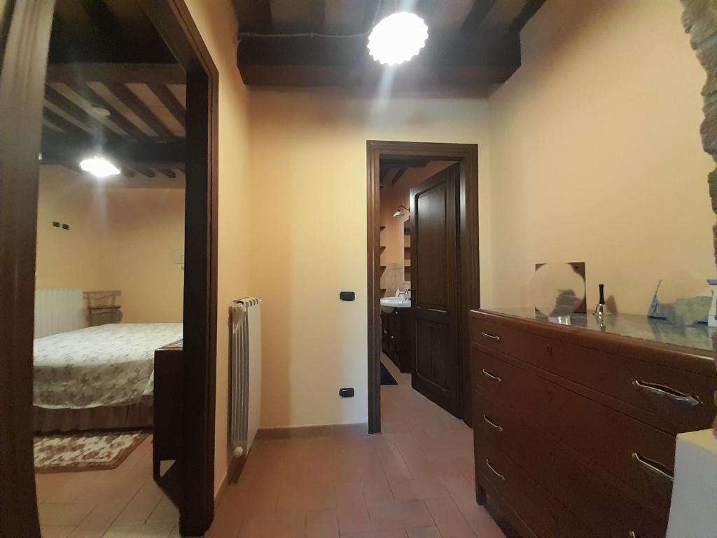 Postel nebo postele na pokoji v ubytování Casal dei Colli