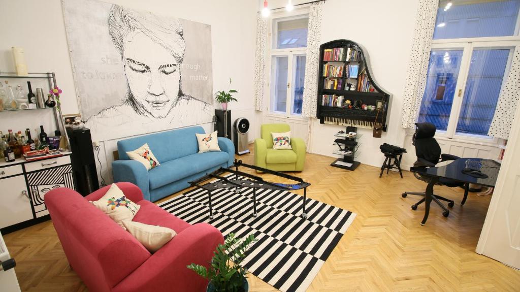 Cosy loft flat next to the Margaret island 1027 Budapest, 5 B Margit Körút 2/4 kép - 1