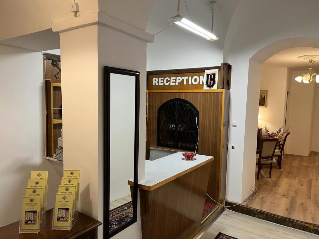 Vstupní hala nebo recepce v ubytování City Hotel Post 12