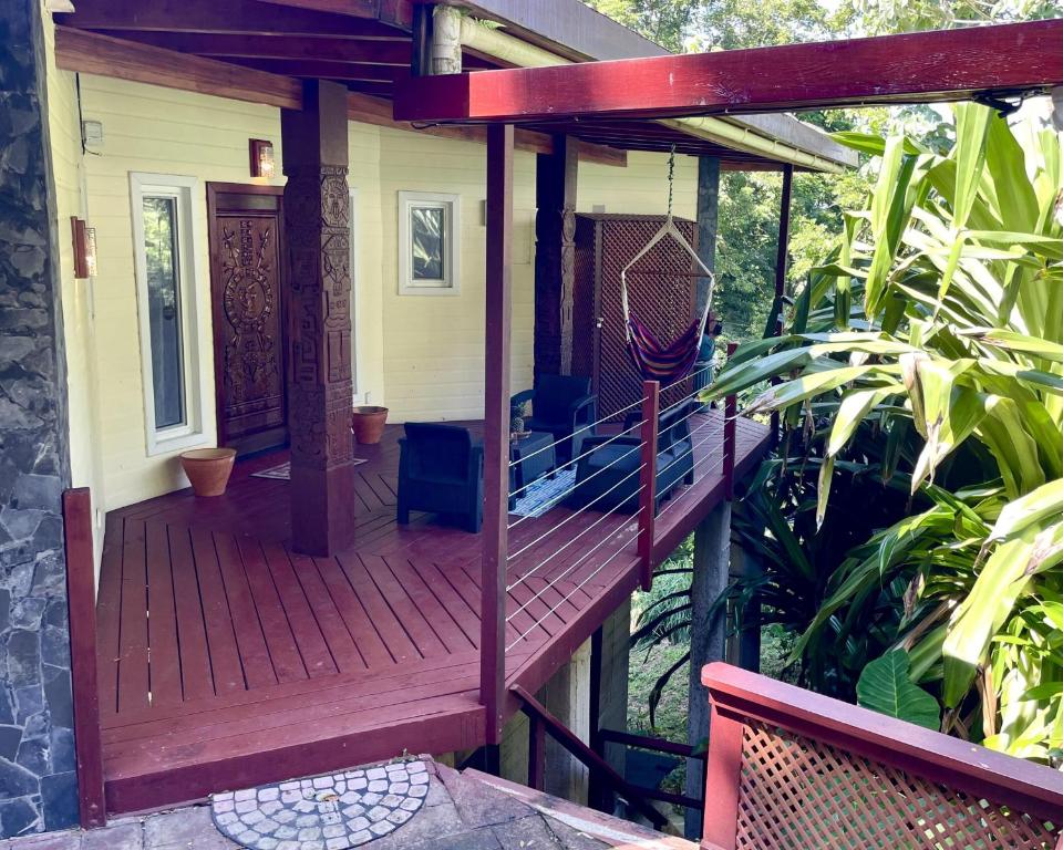 Balkón nebo terasa v ubytování Casa Maya