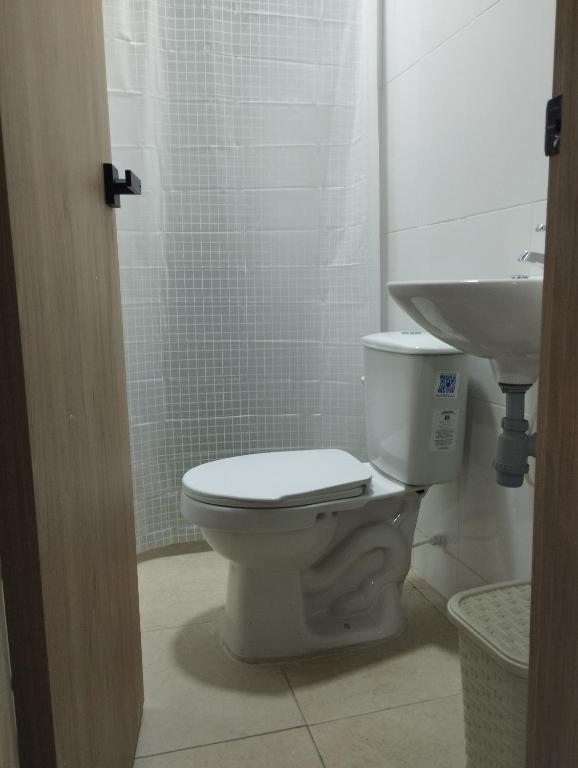 Koupelna v ubytování Hostal Donde Marle