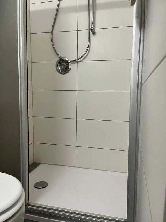 Koupelna v ubytování City Hotel Post 11