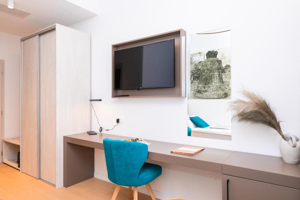 TV a/nebo společenská místnost v ubytování Hotel Sveta Ana