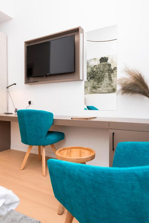TV a/nebo společenská místnost v ubytování Hotel Sveta Ana