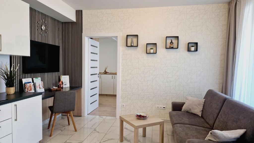 Kuchyňa alebo kuchynka v ubytovaní Spa Residence Carbona 101, 307 Apartman