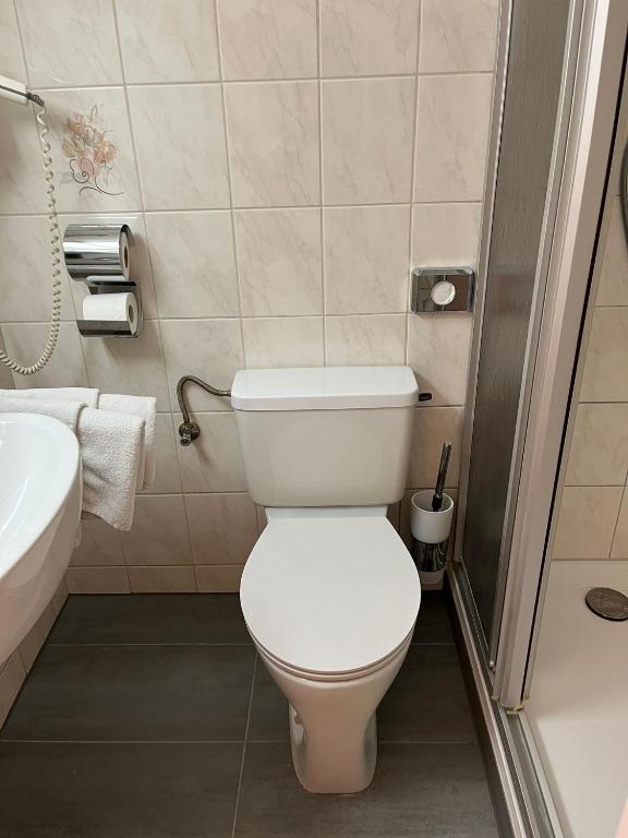 Koupelna v ubytování City Hotel Post 22