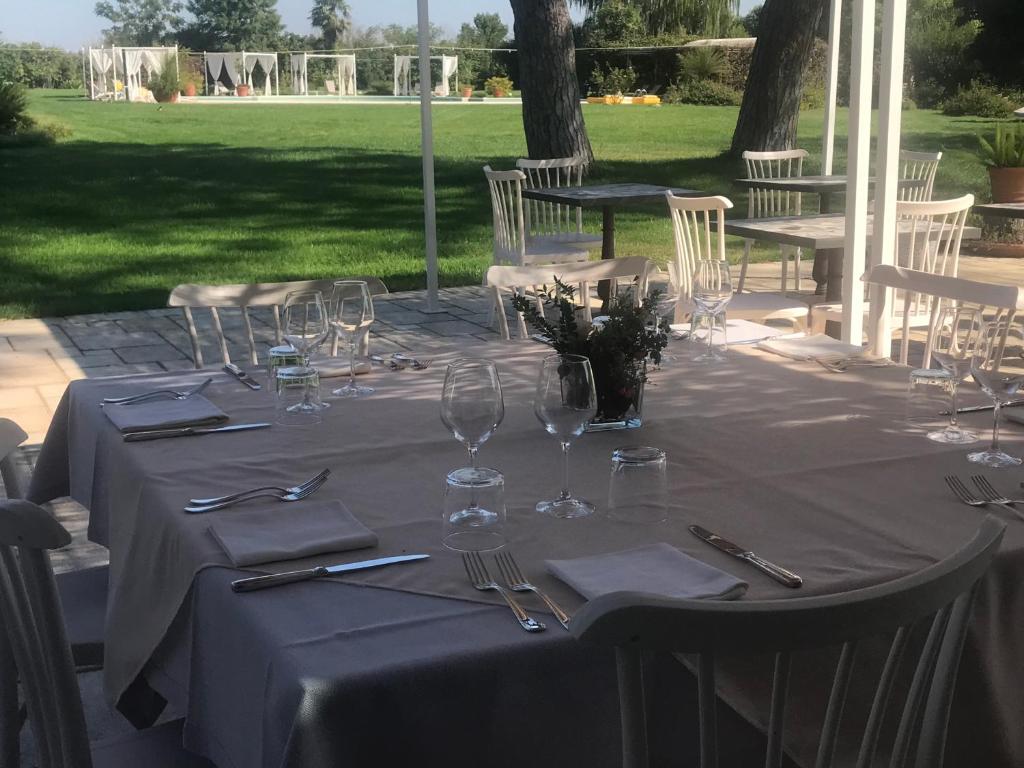 Zahrada ubytování Tenuta DonnAnna Agriturismo&Glamping