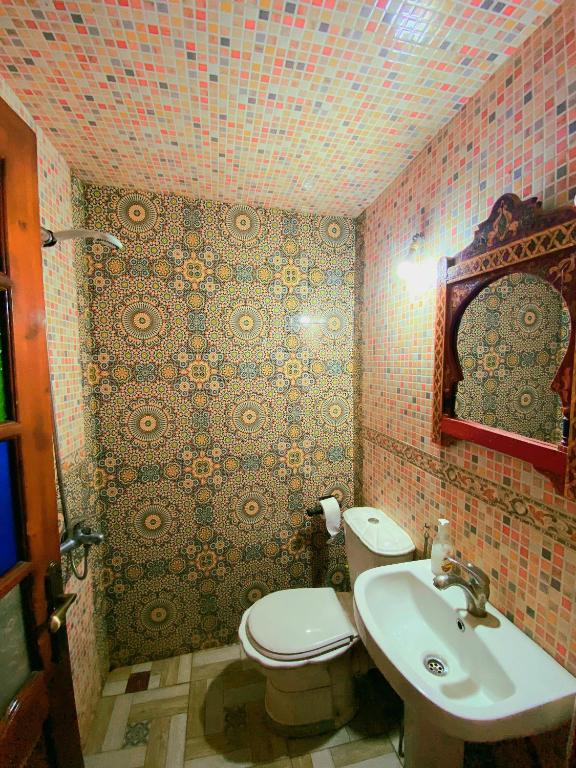 Koupelna v ubytování Dar Merzouga Meknes