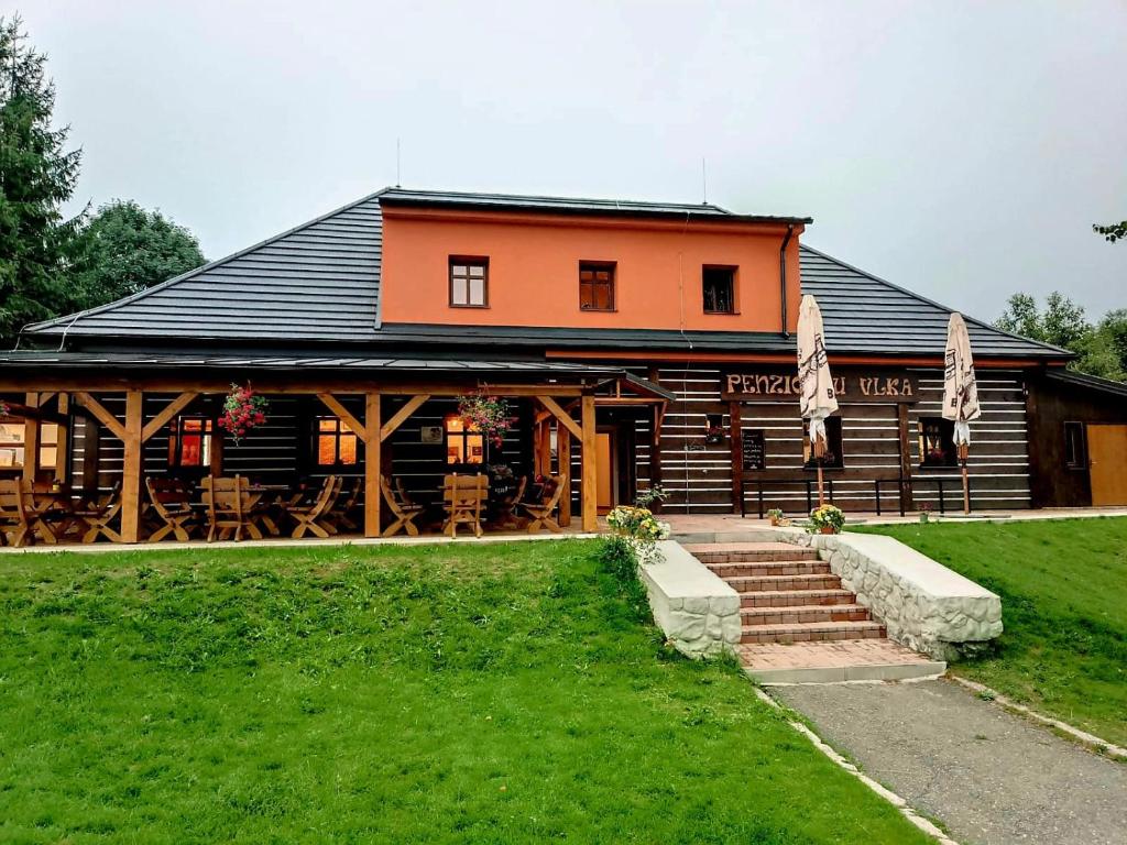 Budova, kde se penzion nachází