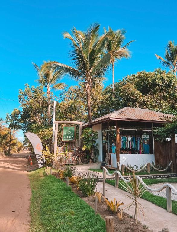 Zahrada ubytování LAUS Bangalôs Experience - Piscina Privativa - Praia de Algodões - Península de Maraú - Bahia