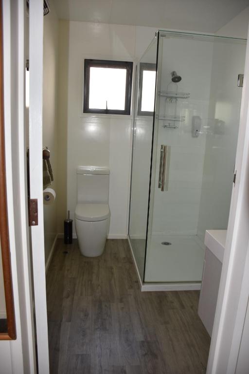 Koupelna v ubytování Roxburgh Motels
