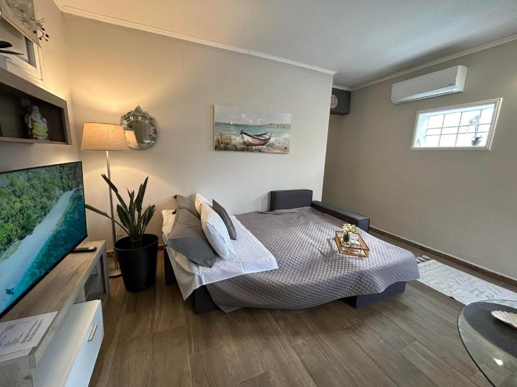 Posezení v ubytování Karydakis Properties