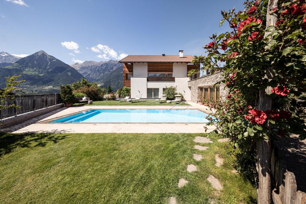 Nespecifikovaný výhled na hory nebo výhled na hory při pohledu z apartmánu