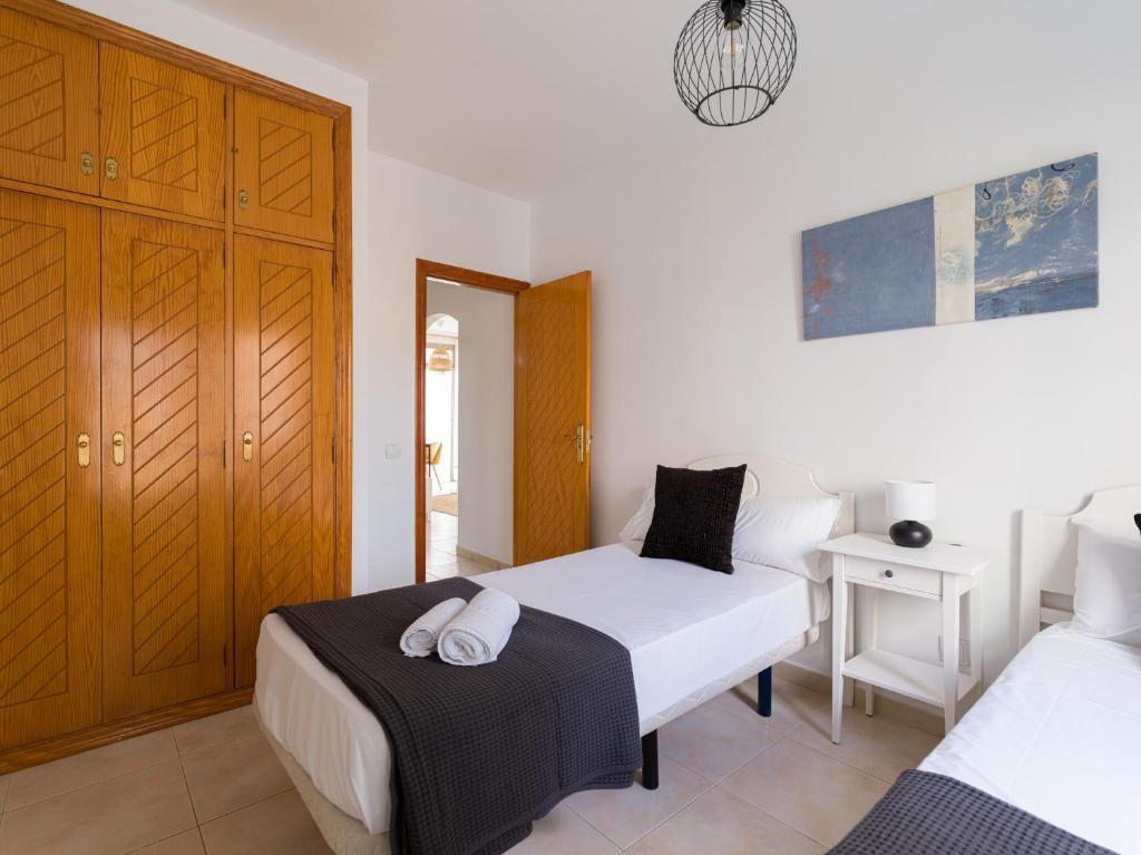 Posteľ alebo postele v izbe v ubytovaní Canteras Sport Beach by Canariasgetaway