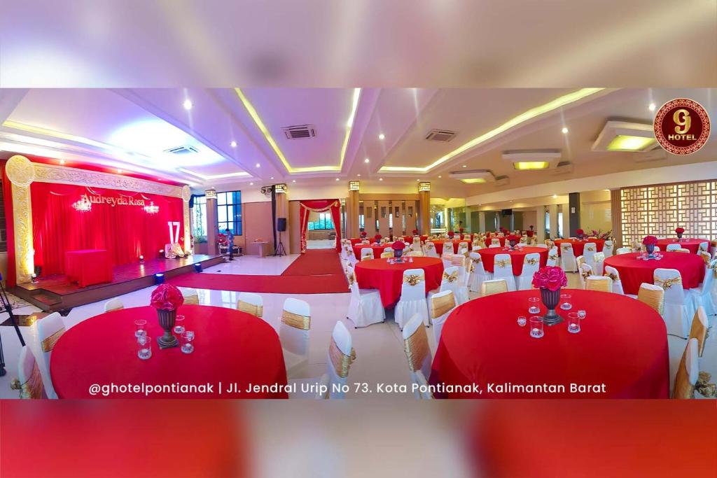 Restaurace v ubytování G-Hotel Pontianak