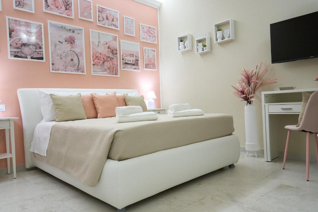 TV a/nebo společenská místnost v ubytování B&B Colors